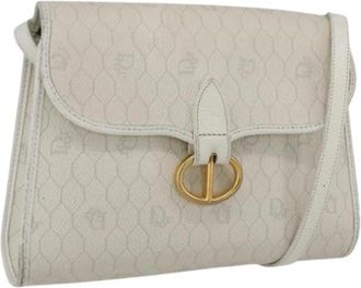 Dior Pre-owned Vintage Schoudertas - Dames - Vintage Schoudertas - Wit - ONE Size - Leer - Vintage