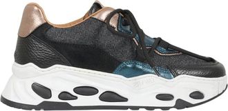 DWRS Dwrs, Dames, Schoenen, Zwart, Maat: 41 EU Denim