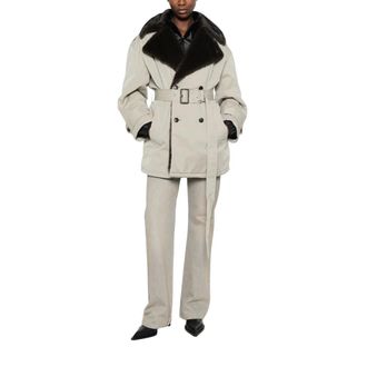 Alexander Wang Dames, Mantels, Beige, Maat: XS