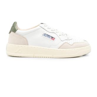 Autry Medalist Low - Heren - Sneakers - Wit - 41 EU - Katoen - Schoenen