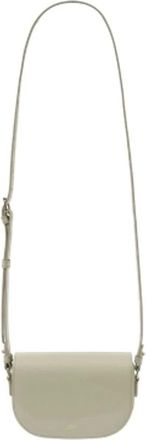 A.P.C. Cross Body Bags, female, White, Size: ONE SIZE Le B Side Small Shoulder Bag
