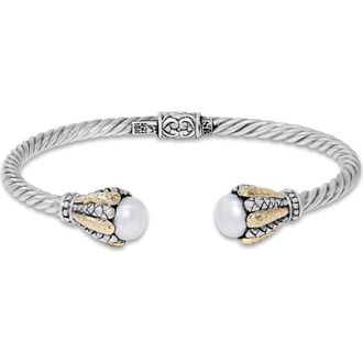 Samuel B. Twisted Cable Bracelet in White at Nordstrom Rack