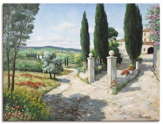 Artland Wandbild »Wohnung in der Toskana« Europa 1 Stk. tlg. als Leinwandbild, Poster in verschied. Grössen