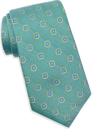 Ted Baker Wynter Neat Geometric Tie in Lime at Nordstrom Rack