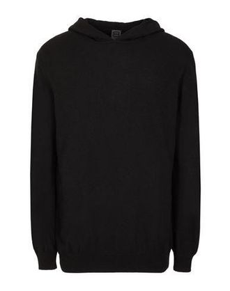 8 by YOOX WOOL BLEND PLAIN KNIT RELAXED FIT HOODIE