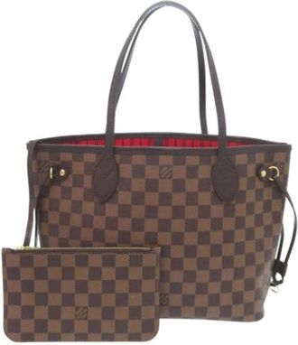 Louis Vuitton Pre-owned Canvas Tote Bag - Dames - Vintage Shopper - Bruin - ONE Size - Vintage