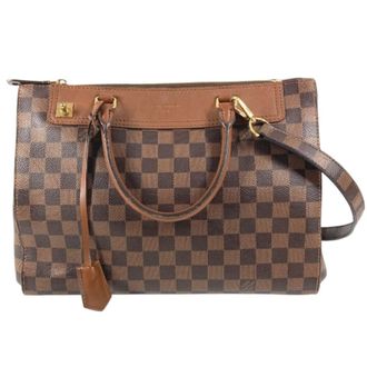 Louis Vuitton Brown Damier Canvas Handbag Shoulder Bag Tote Bag (Pre-Owned)