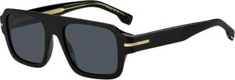 HUGO BOSS Zonnebril - unisex - Zonnebrillen - Zwart - 53 MM - Accessoires