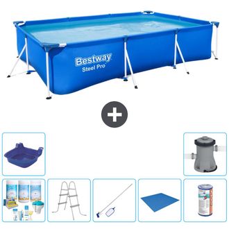 Bestway Piscina Bestway Steel Pro Rectangular - 300x201x66 Cm - 7-piezas S22084