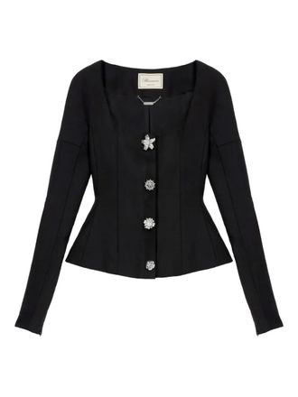 Blumarine Giacca con peplum - Nero