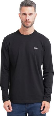 HUGO BOSS Hombre, Camisetas, Negro, Talla: L