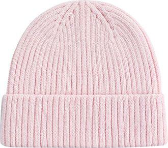 Generic Winter Hats for Women Small Head, Soft Thickened Wool Cable Knitted Hat Windproof Warmer Winter Bobble Slouch Beanie Cap for Women Fashionable Turnove