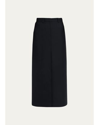 Theory Tailored Front-Vent Maxi Skirt