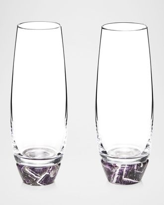 ANNA new york Elevo 6 oz. Champagne Glasses, Set of 2