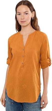 Royal Robbins Oasis Tunic II 3/4 Sleeve Womens Clothing Topaz : MD, Cotton