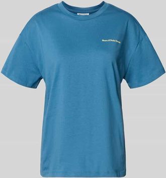 Marc O'Polo Denim Marc OPolo Denim Relaxed Fit T-Shirt aus reiner Baumwolle - Special Drop in Rauchblau, Gr&ouml;&szlig;e XS