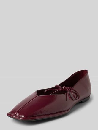 Alohas Ballerinas mit Teilungsnaht Modell Sway in Bordeaux, Gr&ouml;&szlig;e 39