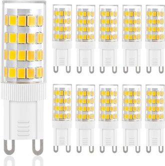 OEM Bombillas Led G9 - 5 Vatios - Luz Blanca C&aacute;lida - 3000k - Paquete De 10