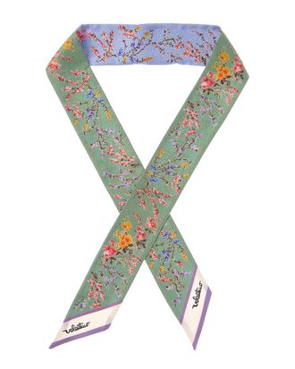 Valentino Vlogo Signature Silk Scarf