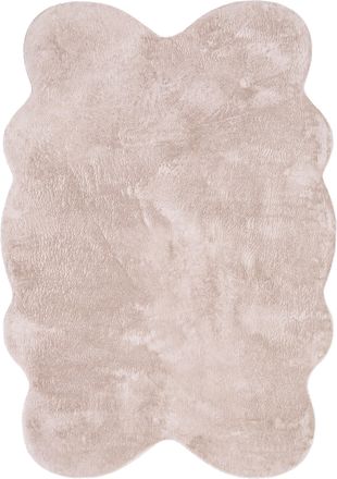 Paco Home Fellteppich »Pelt 640« fellförmig 16 mm Höhe Kunstfell, Uni Farben, sehr weicher Flor