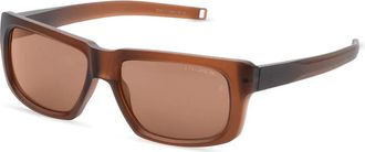 Dita Eyewear LANCIER Polarized Brown Rectangular Unisex Sunglasses LSA-715 01 58