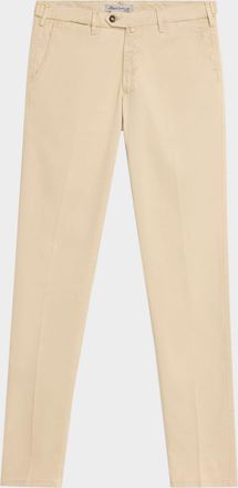 Sartorio Men & apos;s Slim Stretch Flat-Front Trousers