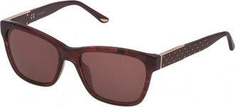 Nina Ricci Womens SNR116 54 9G1K Sunglasses - Brown - One Size
