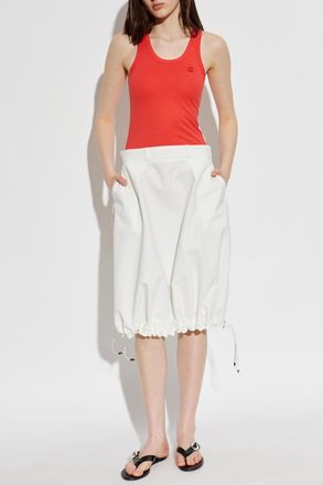 Coperni Top With Embroidered Logo, Womens, Red