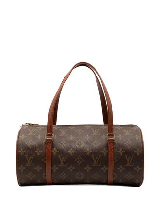 Louis Vuitton 2002 Papillon 30 handtas met monogram - Bruin