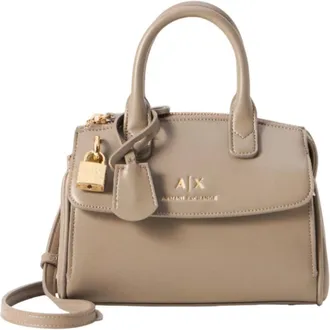 A|X Armani Exchange Tassen, Dames, Beige, ONE Size, Polyester, Jane S Handtas