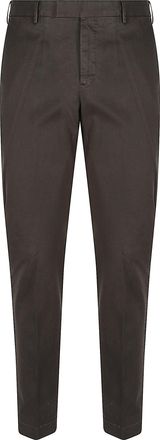 Pantaloni Torino Brown Master Tailored Cotton Pants