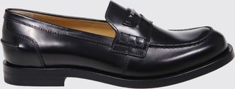 Fendi Mocassini Penny Ateneo in pelle di vitello spazzolata con punta tonda