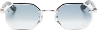 Cartier C D&eacute;cor sunglasses - Silver