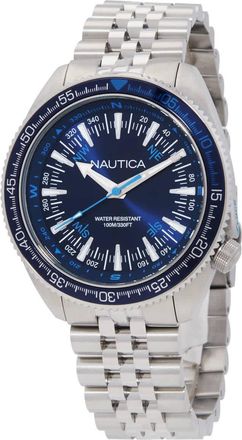 Nautica Vintage Quartz Blue Dial Mens Watch NAPNVF301
