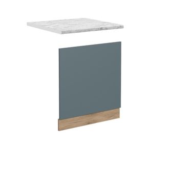 Vicco Panel Frontal R-line, Gris Azulado, 60 Cm, Et M&aacute;rmol