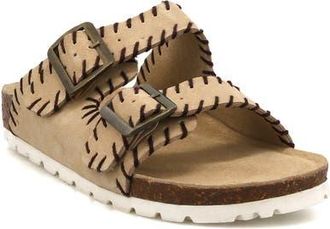Roan Mode Sandal in Cream Suede at Nordstrom, Size 11