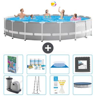 Intex Piscina Prism Frame Redonda - 610x132 Cm - 9-piezas S581