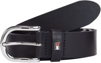 Tommy Hilfiger Womens New Danny Leather Belt, Blue (Night Sky), 39.4 inches