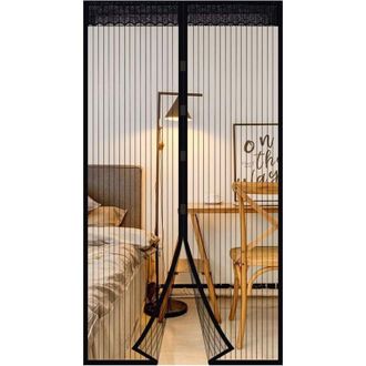 OEM Mosquitera Magn&eacute;tica Para Puerta De 100x220 Cm Con Cierre Autom&aacute;tico. Protecci&oacute;n Contra Insectos Para Balc&oacute;n, Puerta De Sal&oacute;n O Patio. Instalaci&oacute;n Adh