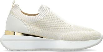 Michael Kors Ari sneakers - women - Polyester/Rubber/Fabric - 8.5 - Neutrals