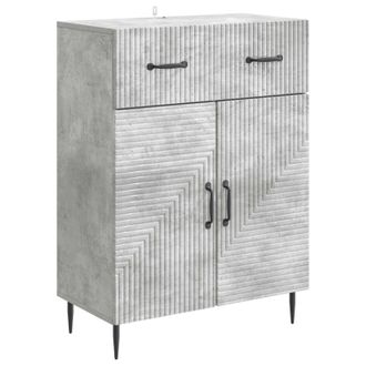 vidaXL Aparador Gris Hormig&oacute;n 66 X 34,5 X 89,5 Cm Madera De Ingenier&iacute;a Vidaxl