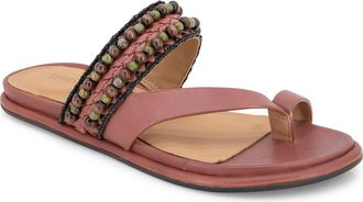 Gentle Souls Lentini Toe Loop Sandal in Mahogany Leather at Nordstrom, Size 6.5