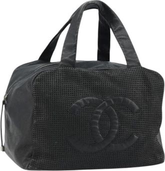 Chanel Pre-owned Handbags, female, Black, Size: ONE SIZE Pre-owned Vintage Hand Bag