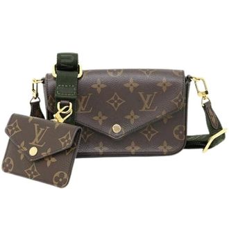 Louis Vuitton Pre-owned Pochette Schoudertas - Dames - Pre-owned - Bruin - Maat: ONE Size