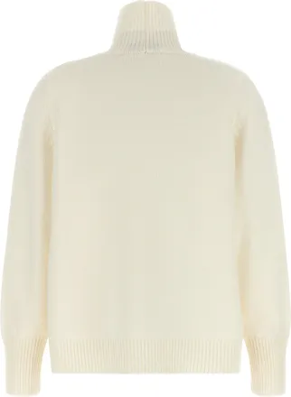 Fabiana Filippi Virgin Wool Turtleneck Sweater - Cream