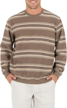 Hurley Hacienda Stripe Sweatshirt in Woodside at Nordstrom, Size Xx-Large