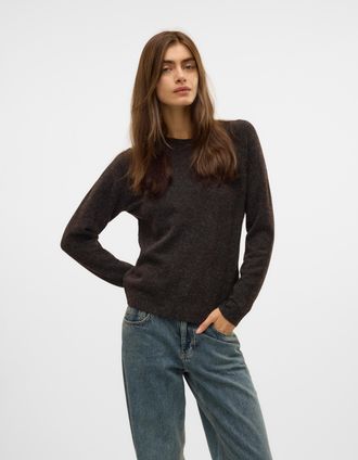 Vero Moda Rundhalspullover »VMDOFFY LS O-NECK BLOUSE GA NOOS«