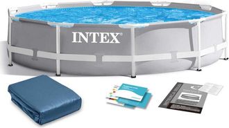 Intex Piscina De Jard&iacute;n Con Estructura Prism Frame 305 X 76 Cm 6 En 1 Intex 26700