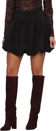 Notre-V Nv-Indie Mini Rok - Dames - Korte rokken - Zwart - L - Polyester - Rokken