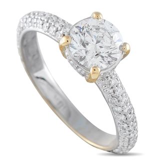 Luxury Bazaar 18K White Gold 1.82ct Diamond Ring MF24-051826